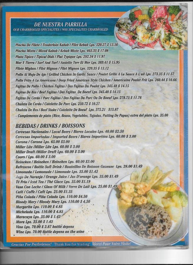 La Delphina Bed And Breakfast Bar And Grill La Ceiba Exterior photo